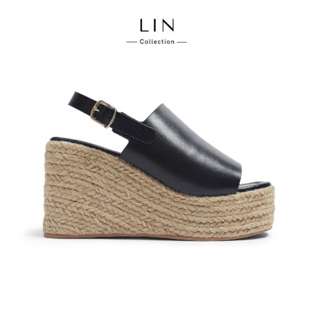 LIN104 - Sadal xuồng bọc cói quai bản lớn cao 8 cm