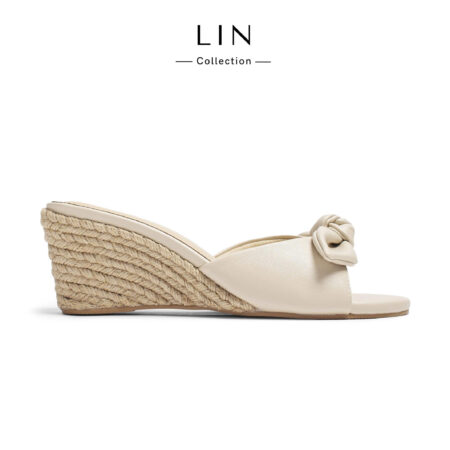 LIN116 - Guốc Đế Xuồng Quai Bản Đính Nơ